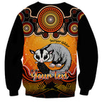 personalised-australia-gemini-sugar-gilder-zodiac-sweatshirt-auz-astrology-aboriginal-red