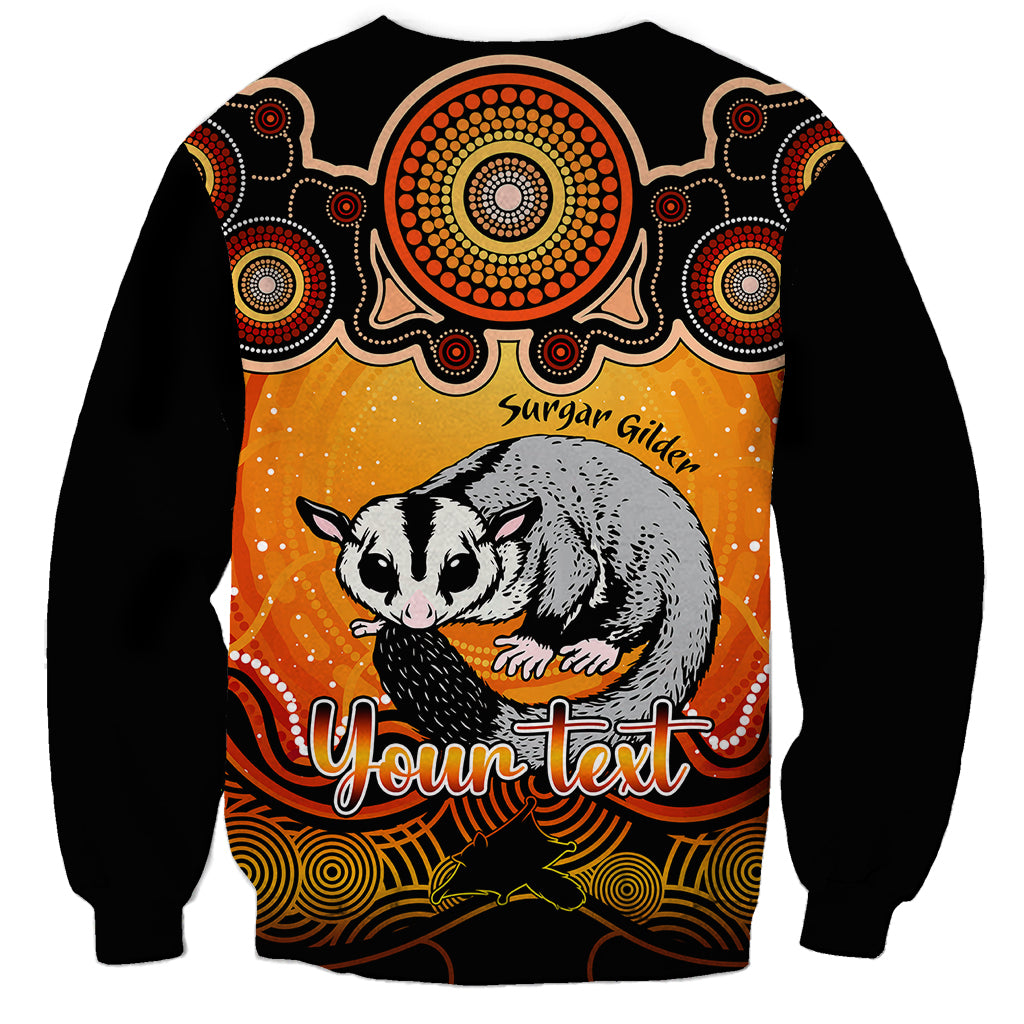 personalised-australia-gemini-sugar-gilder-zodiac-sweatshirt-auz-astrology-aboriginal-red