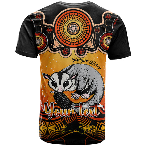 personalised-australia-gemini-sugar-gilder-zodiac-t-shirt-auz-astrology-aboriginal-red