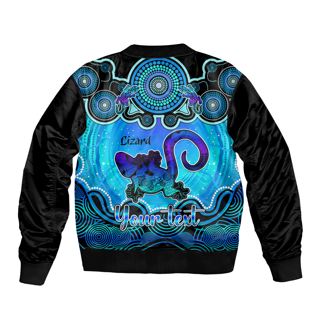 personalised-australia-leo-lizard-zodiac-bomber-jacket-auz-astrology-aboriginal-aqua