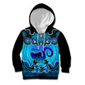 personalised-australia-leo-lizard-zodiac-kid-hoodie-auz-astrology-aboriginal-aqua