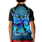 personalised-australia-leo-lizard-zodiac-kid-polo-shirt-auz-astrology-aboriginal-aqua