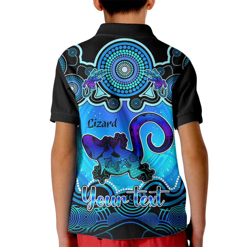 personalised-australia-leo-lizard-zodiac-kid-polo-shirt-auz-astrology-aboriginal-aqua