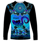 personalised-australia-leo-lizard-zodiac-long-sleeve-shirt-auz-astrology-aboriginal-aqua