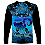 personalised-australia-leo-lizard-zodiac-long-sleeve-shirt-auz-astrology-aboriginal-aqua
