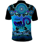 personalised-australia-leo-lizard-zodiac-polo-shirt-auz-astrology-aboriginal-aqua