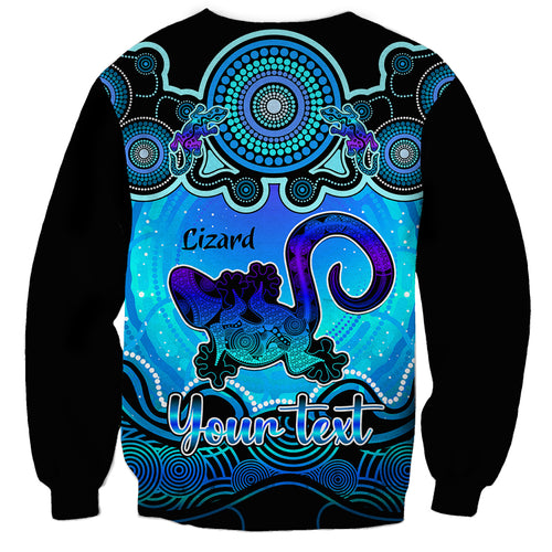 personalised-australia-leo-lizard-zodiac-sweatshirt-auz-astrology-aboriginal-aqua