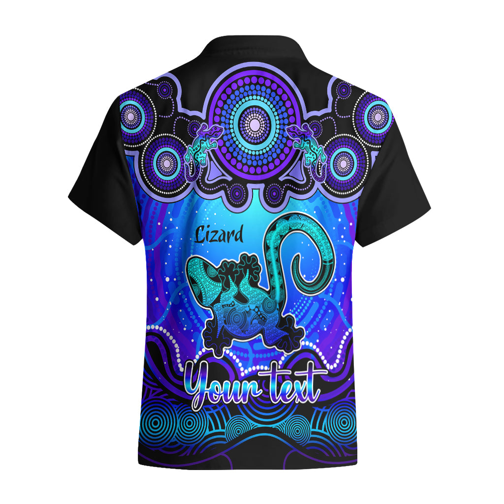personalised-australia-leo-lizard-zodiac-hawaiian-shirt-auz-astrology-aboriginal-blue
