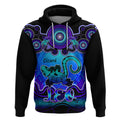 personalised-australia-leo-lizard-zodiac-hoodie-auz-astrology-aboriginal-blue