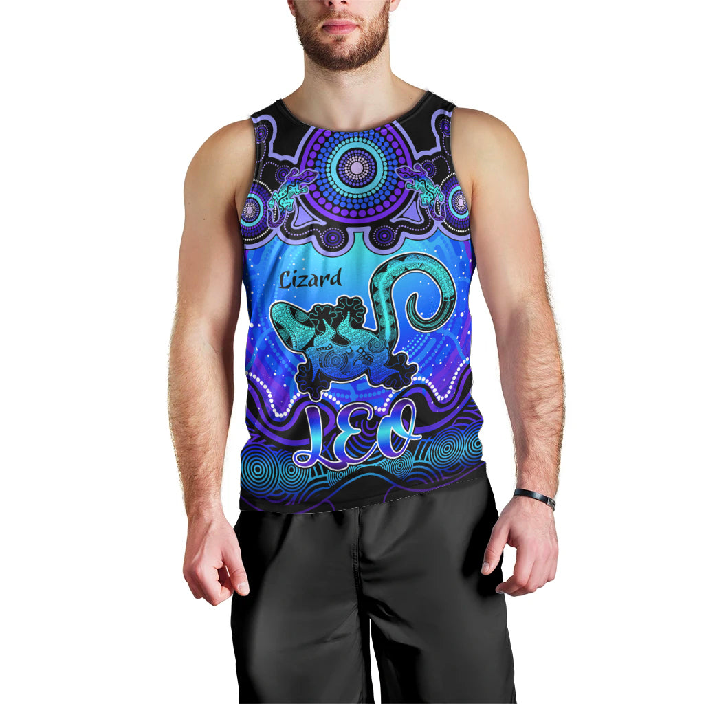 personalised-australia-leo-lizard-zodiac-men-tank-top-auz-astrology-aboriginal-blue