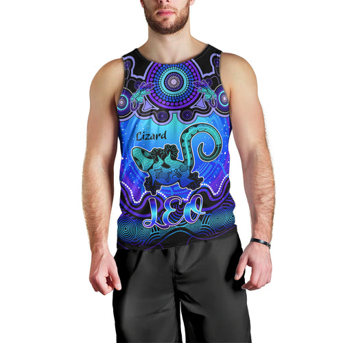personalised-australia-leo-lizard-zodiac-men-tank-top-auz-astrology-aboriginal-blue