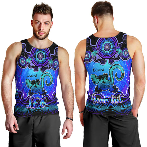 personalised-australia-leo-lizard-zodiac-men-tank-top-auz-astrology-aboriginal-blue