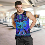 personalised-australia-leo-lizard-zodiac-men-tank-top-auz-astrology-aboriginal-blue