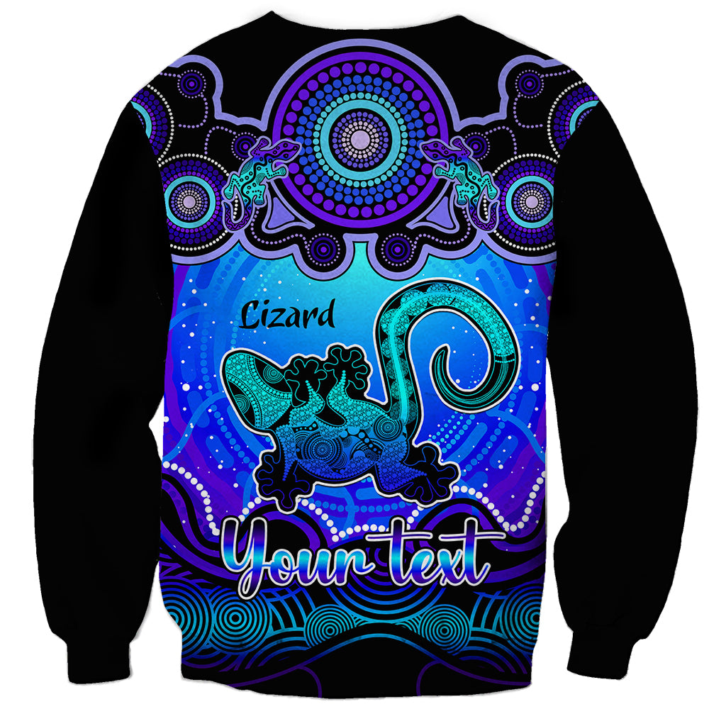 personalised-australia-leo-lizard-zodiac-sweatshirt-auz-astrology-aboriginal-blue