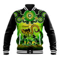 personalised-australia-leo-lizard-zodiac-baseball-jacket-auz-astrology-aboriginal-green