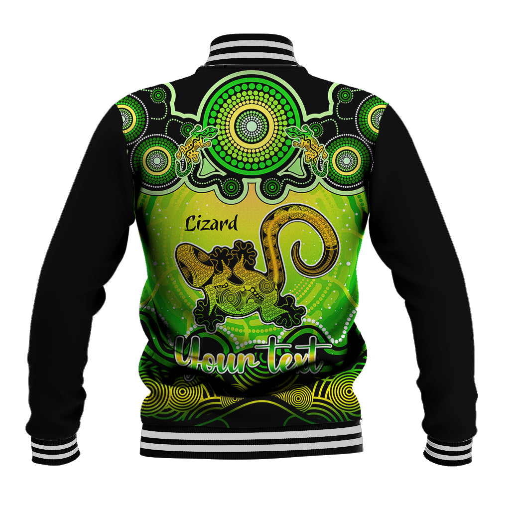 personalised-australia-leo-lizard-zodiac-baseball-jacket-auz-astrology-aboriginal-green