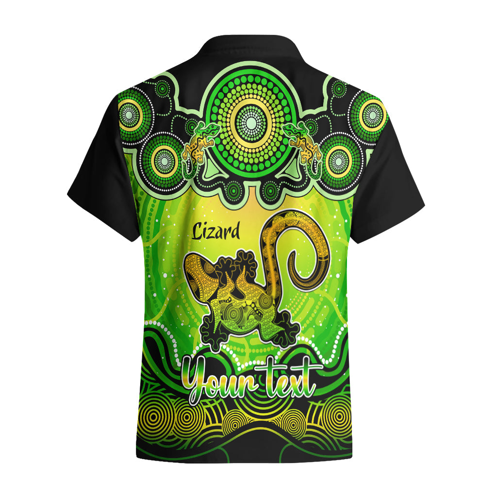 personalised-australia-leo-lizard-zodiac-hawaiian-shirt-auz-astrology-aboriginal-green
