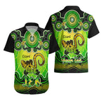 personalised-australia-leo-lizard-zodiac-hawaiian-shirt-auz-astrology-aboriginal-green