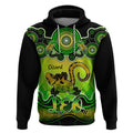 personalised-australia-leo-lizard-zodiac-hoodie-auz-astrology-aboriginal-green