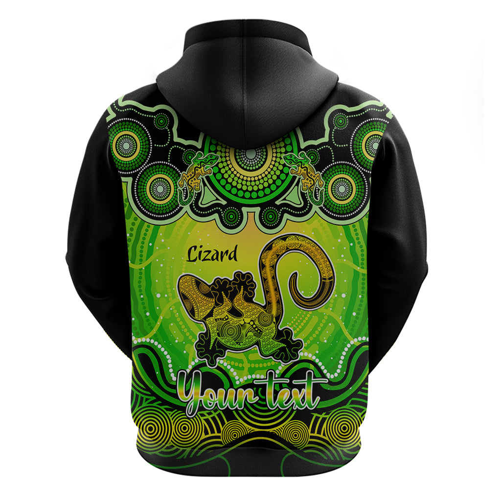 personalised-australia-leo-lizard-zodiac-hoodie-auz-astrology-aboriginal-green
