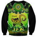 personalised-australia-leo-lizard-zodiac-sweatshirt-auz-astrology-aboriginal-green