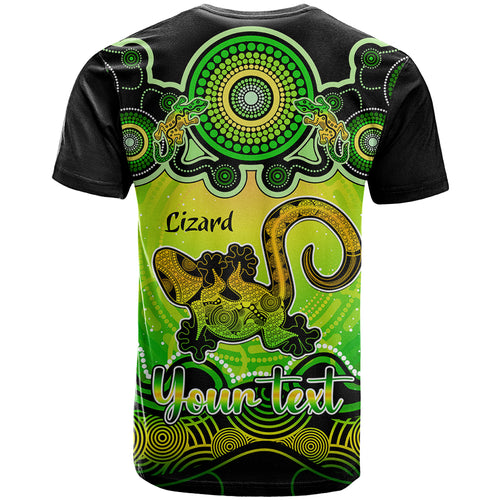 personalised-australia-leo-lizard-zodiac-t-shirt-auz-astrology-aboriginal-green