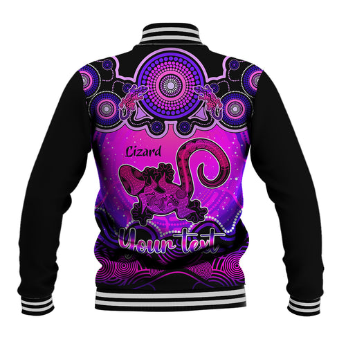 personalised-australia-leo-lizard-zodiac-baseball-jacket-auz-astrology-aboriginal-magenta