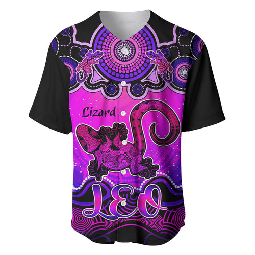 personalised-australia-leo-lizard-zodiac-baseball-jersey-auz-astrology-aboriginal-magenta