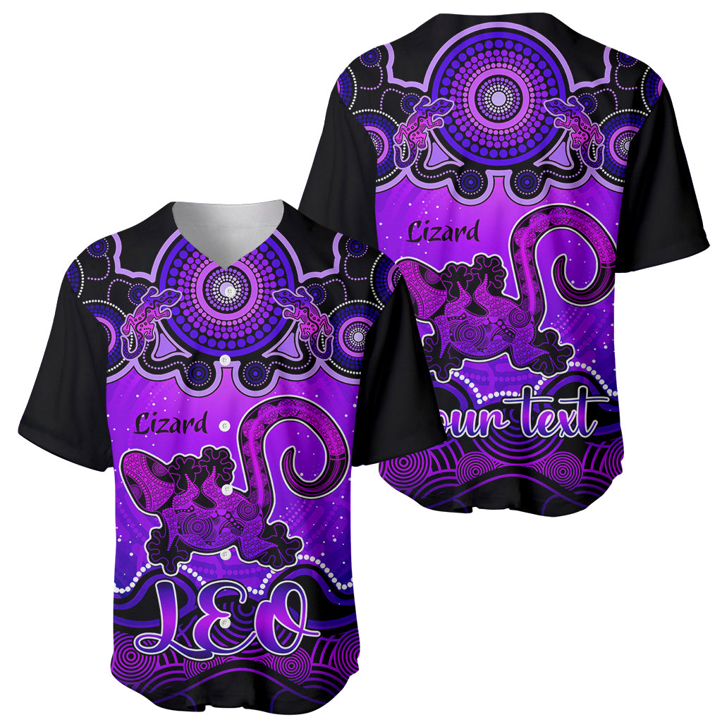 personalised-australia-leo-lizard-zodiac-baseball-jersey-auz-astrology-aboriginal-purple