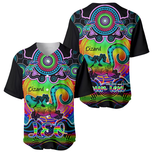 personalised-australia-leo-lizard-zodiac-baseball-jersey-auz-astrology-aboriginal-rainbow