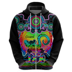 personalised-australia-leo-lizard-zodiac-hoodie-auz-astrology-aboriginal-rainbow