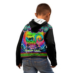 personalised-australia-leo-lizard-zodiac-kid-hoodie-auz-astrology-aboriginal-rainbow