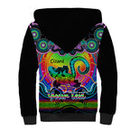 personalised-australia-leo-lizard-zodiac-sherpa-hoodie-auz-astrology-aboriginal-rainbow