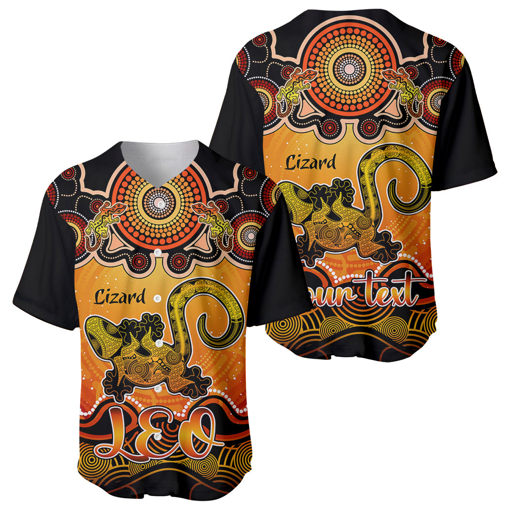 personalised-australia-leo-lizard-zodiac-baseball-jersey-auz-astrology-aboriginal-red