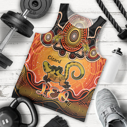 personalised-australia-leo-lizard-zodiac-men-tank-top-auz-astrology-aboriginal-red