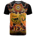 personalised-australia-leo-lizard-zodiac-t-shirt-auz-astrology-aboriginal-red