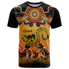personalised-australia-leo-lizard-zodiac-t-shirt-auz-astrology-aboriginal-red