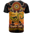 personalised-australia-leo-lizard-zodiac-t-shirt-auz-astrology-aboriginal-red