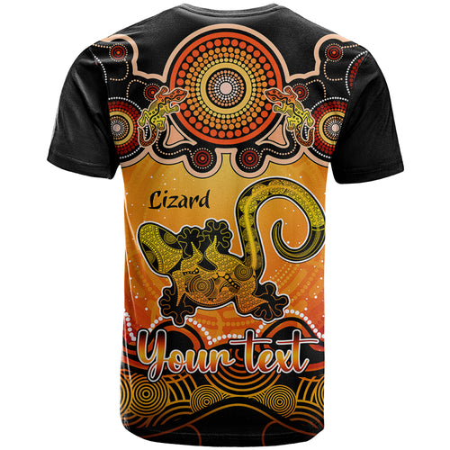 personalised-australia-leo-lizard-zodiac-t-shirt-auz-astrology-aboriginal-red