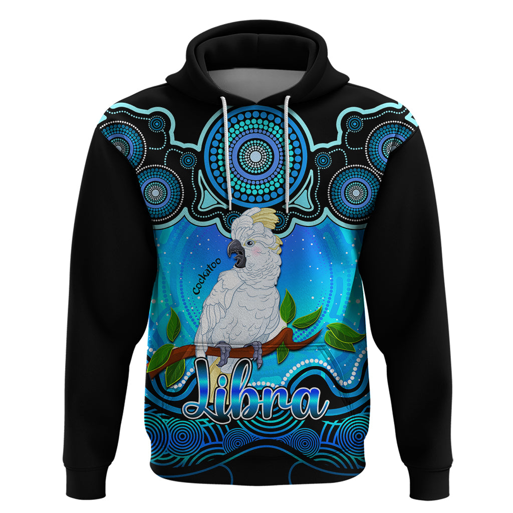 personalised-australia-libra-cockatoo-zodiac-hoodie-auz-astrology-aboriginal-aqua