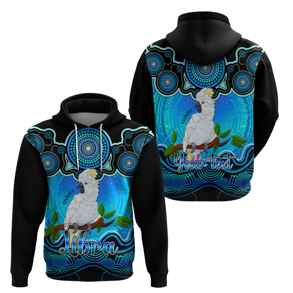 personalised-australia-libra-cockatoo-zodiac-hoodie-auz-astrology-aboriginal-aqua