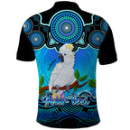 personalised-australia-libra-cockatoo-zodiac-polo-shirt-auz-astrology-aboriginal-aqua