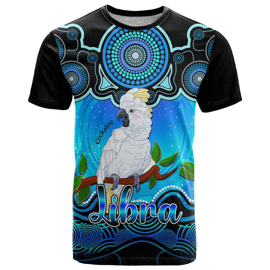 personalised-australia-libra-cockatoo-zodiac-t-shirt-auz-astrology-aboriginal-aqua