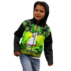 personalised-australia-libra-cockatoo-zodiac-kid-hoodie-auz-astrology-aboriginal-green
