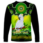 personalised-australia-libra-cockatoo-zodiac-long-sleeve-shirt-auz-astrology-aboriginal-green