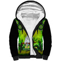 personalised-australia-libra-cockatoo-zodiac-sherpa-hoodie-auz-astrology-aboriginal-green