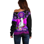 personalised-australia-libra-cockatoo-zodiac-off-shoulder-sweater-auz-astrology-aboriginal-magenta