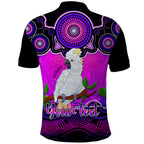 personalised-australia-libra-cockatoo-zodiac-polo-shirt-auz-astrology-aboriginal-magenta