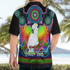 personalised-australia-libra-cockatoo-zodiac-hawaiian-shirt-auz-astrology-aboriginal-rainbow