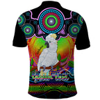 personalised-australia-libra-cockatoo-zodiac-polo-shirt-auz-astrology-aboriginal-rainbow
